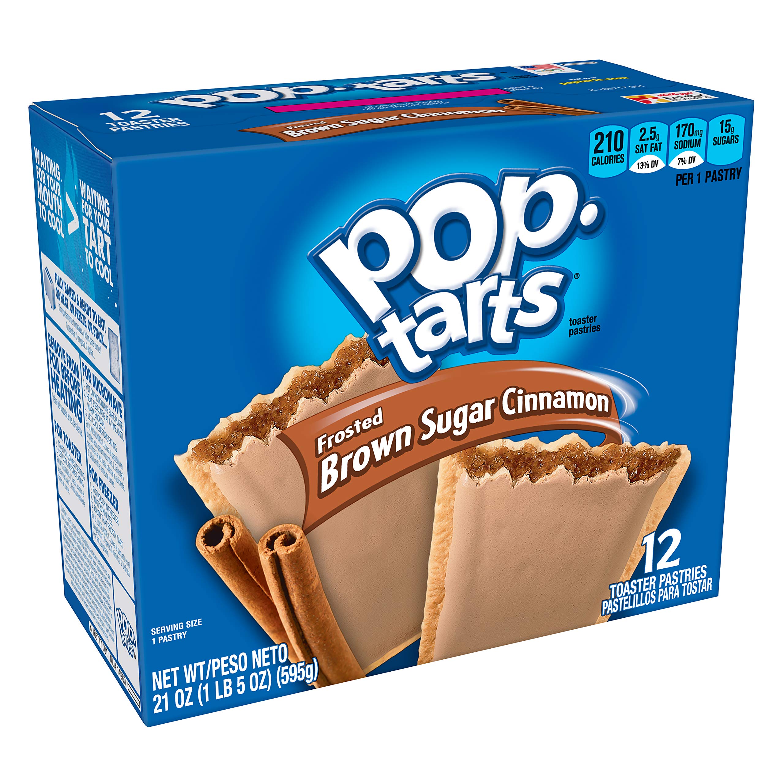 Pop Tarts Frosted Brown Sugar Cinnamon 12 Unidades Cereal Hunters Café