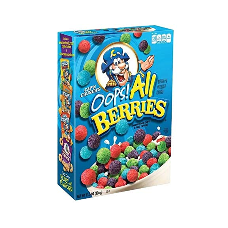 Cap’n Crunch oops all berries