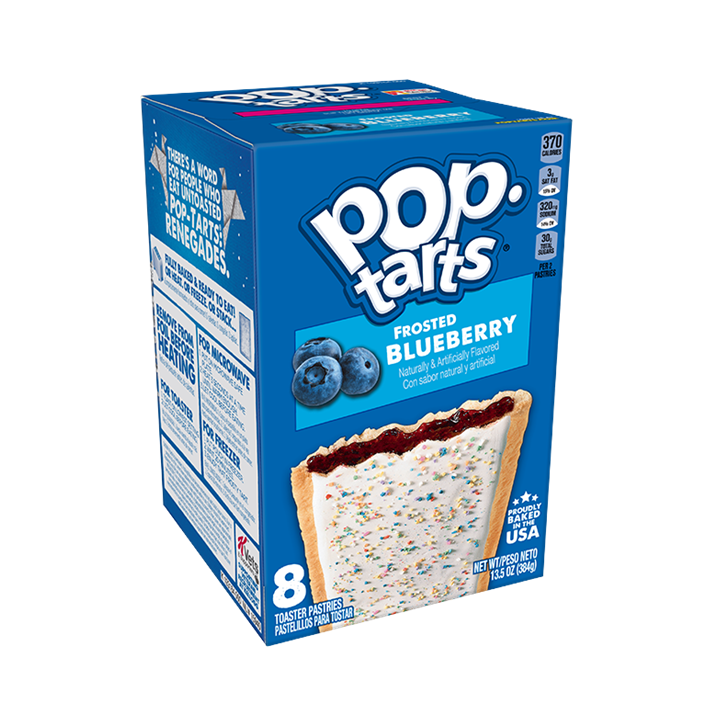 Pop Tarts Frosted blueberry (8 unidades)