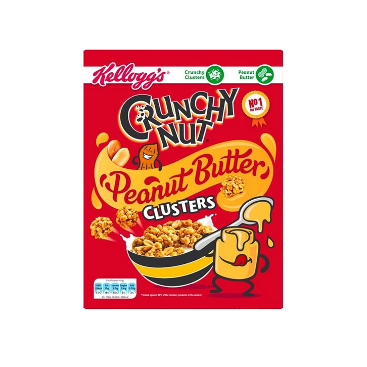 Crunchy nut peanut butter clusters