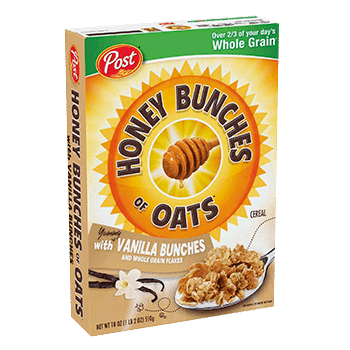 Honey Bunches Oats with vainilla bunches Honey Bunches Oats with vainilla bunches