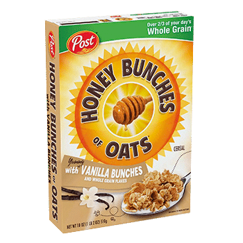 Honey Bunches Oats with vainilla bunches