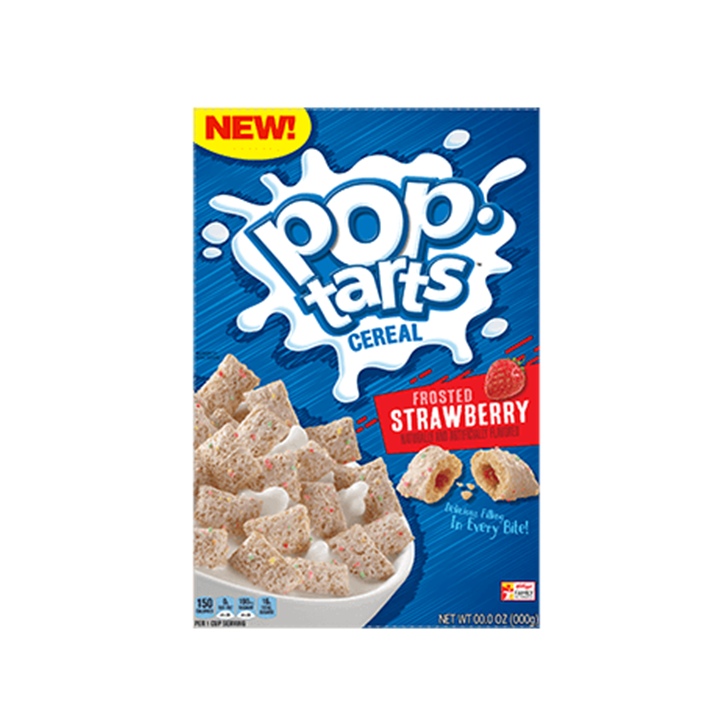 Pop Tarts frosted strawberry cereal