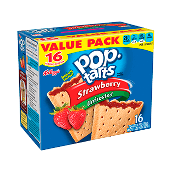 Pop Tarts Strawberry (16 unidades)