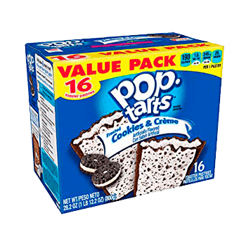 Pop Tarts Cookies and creme (12 unidades)