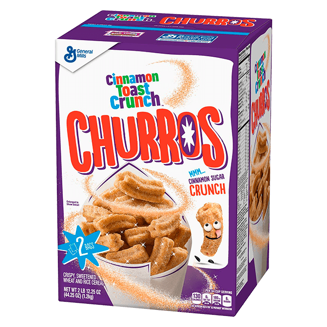 CINNAMON TOAST CRUCH CHURROS XXL CINNAMON TOAST CRUCH CHURROS XXL