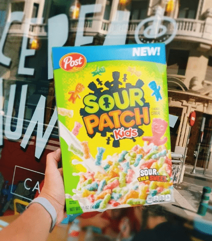 Sour Patch Kids cereal.